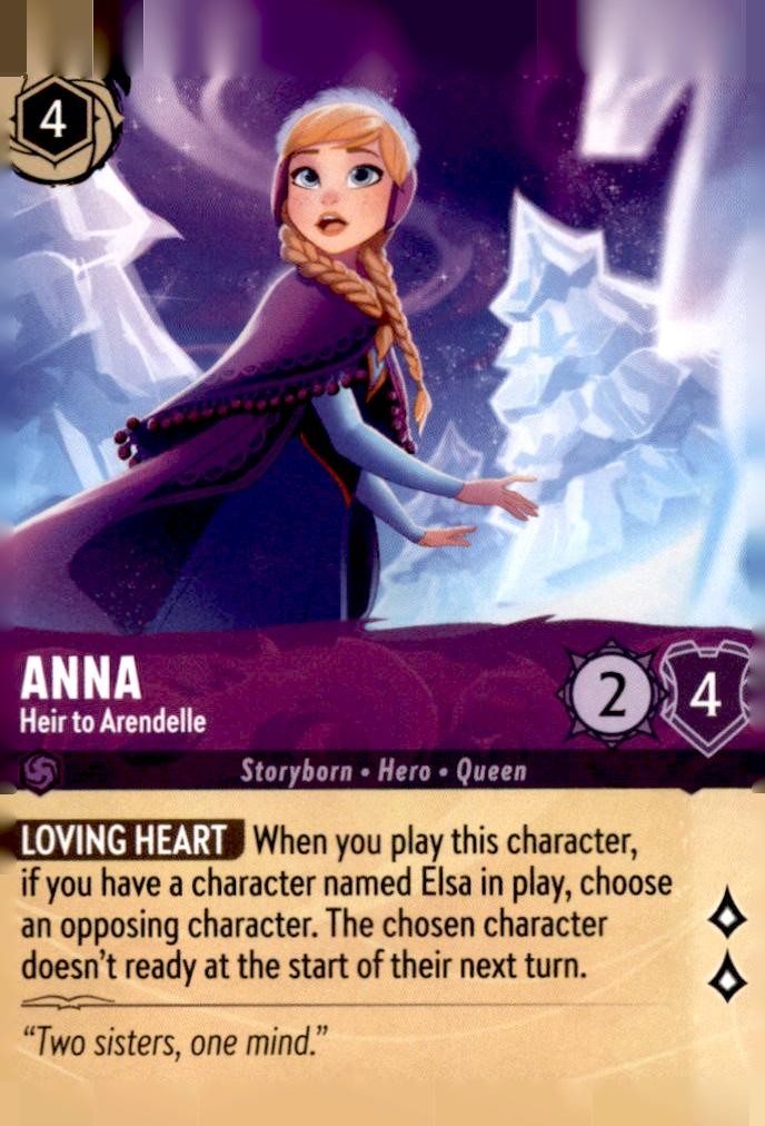 Anna - Heir to Arendelle 35/204 Uncommon The First Chapter Lorcana Near Mint