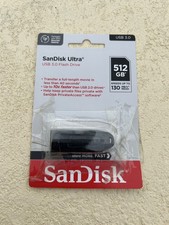 SanDisk Ultra 512GB USB 3.0 Flash Drive SDCZ48-512G-A46 OPEN BOX NEW