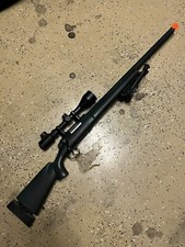 Echo 1 M28 Airsoft Sniper Rifle With Ncstar Scope And Bipod Used