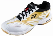 YONEX Badminton Squash Shoes Power Cushion SHB F1LTD White Gold MEN 8.5 WOMEN 10