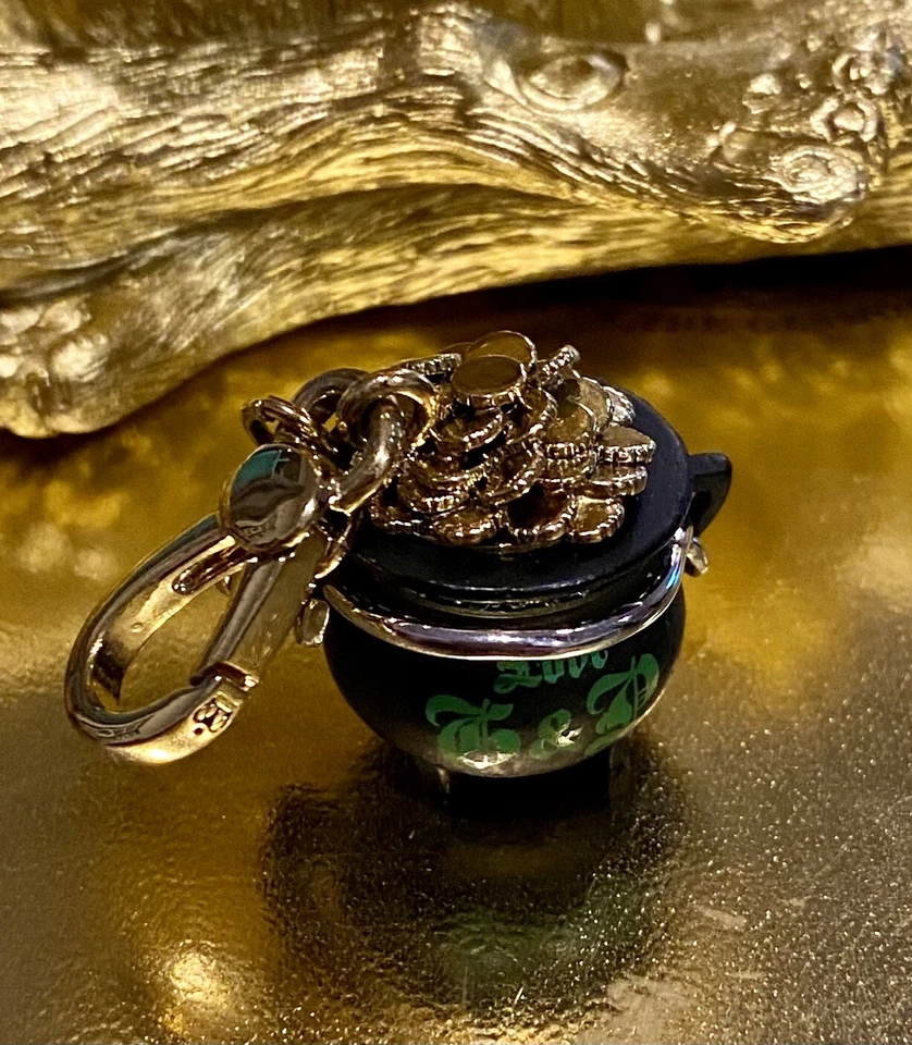 Juicy Couture RARE Limited Edition Lucky Pot O' Gold Coins Charm New In Box - Image 3 of 4