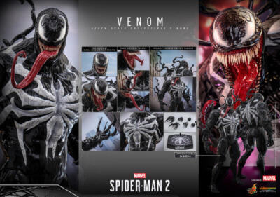 New Hot Toys VGM59 Marvel's Spider-Man 2 Venom 1/6 Action