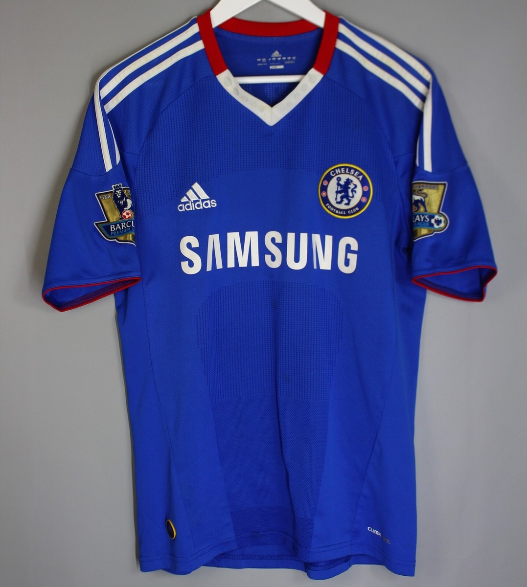 CHELSEA LONDON 2010 2011 HOME FOOTBALL SHIRT SOCCER JERSEY ADIDAS