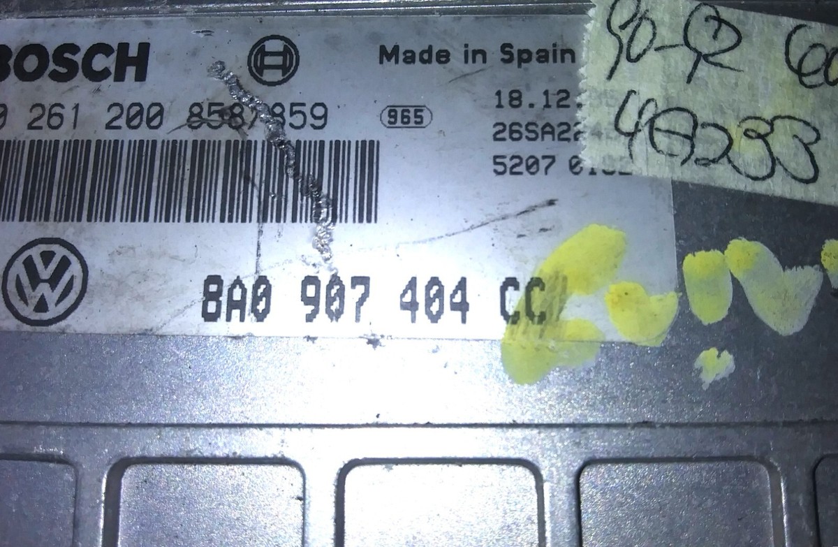 その他 9078ab.0204 8A0 907 404 CC ecu ecm computer 1990-1992 VW Golf or Jetta