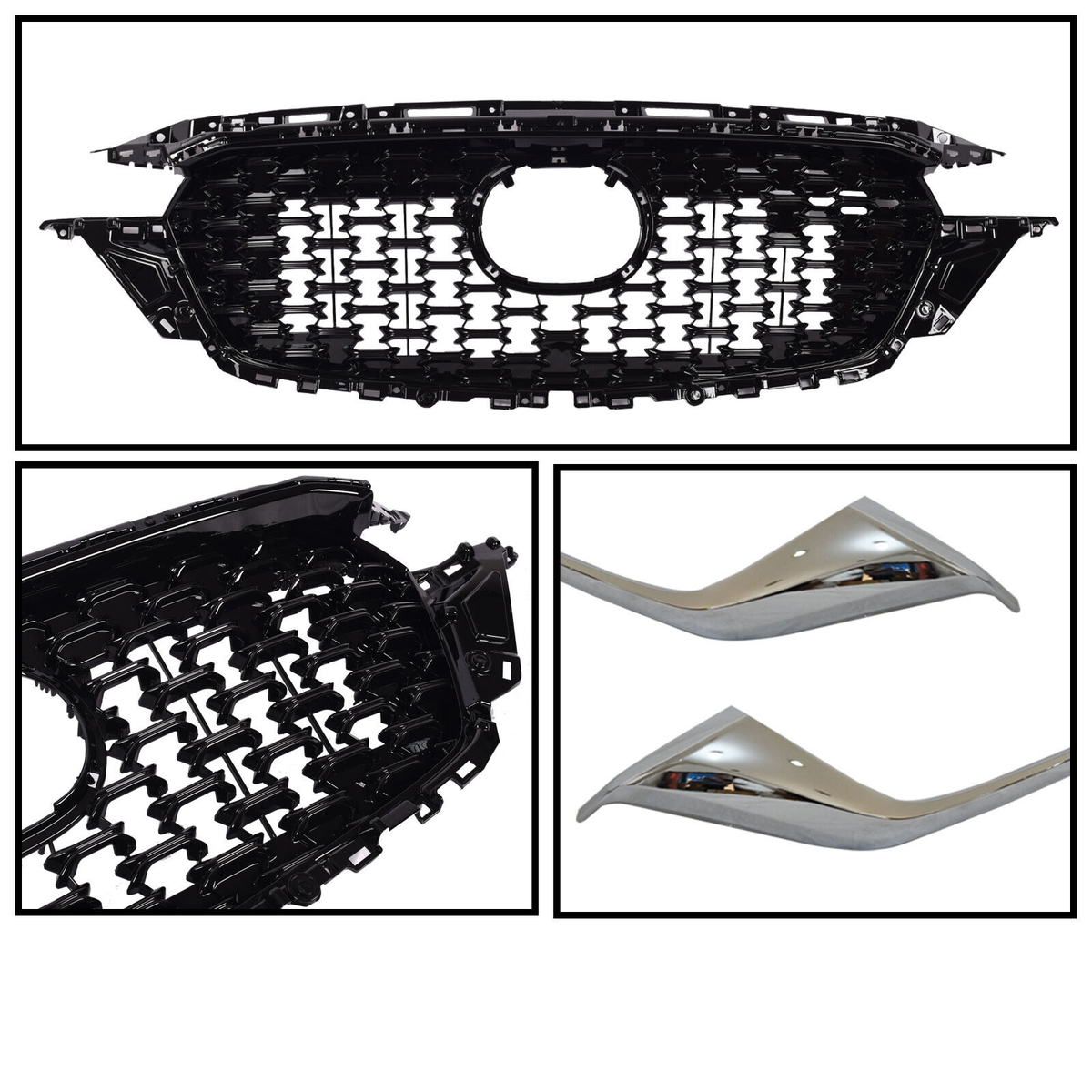 KSD450710A For 2022~2023 Mazda CX5 CX-5 Front Upper Grille With