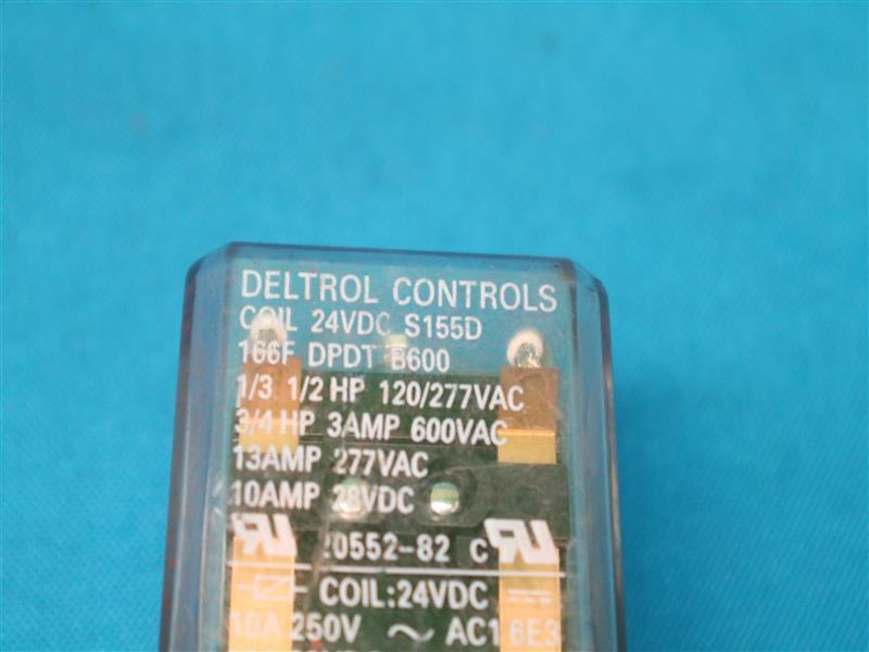 Deltrol Controls S155D 166F DPDT B600 Relay 24VDC 30 Days Warranty eBay
