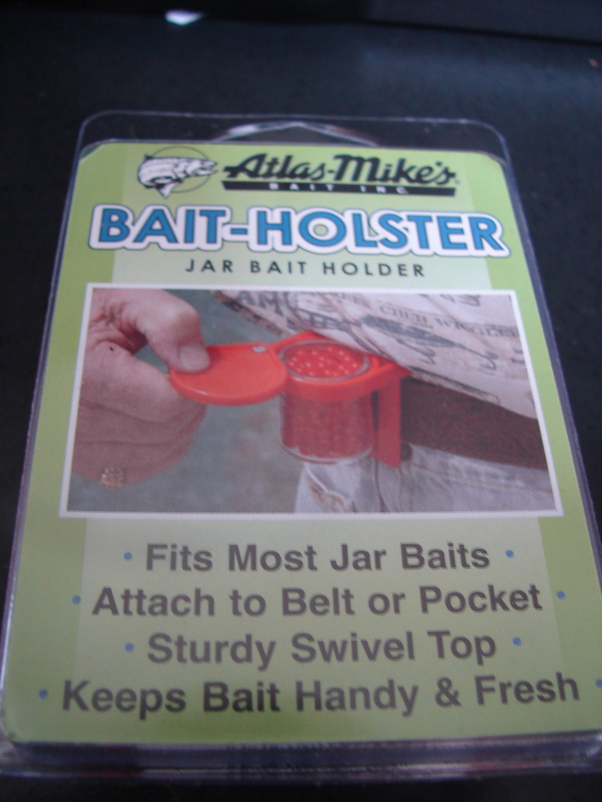ATLAS MIKE'S Jar Bait Holder BaitHolster Fits most salmon egg power