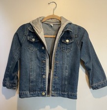Jean Jacket Boys w/Gray Hoodie