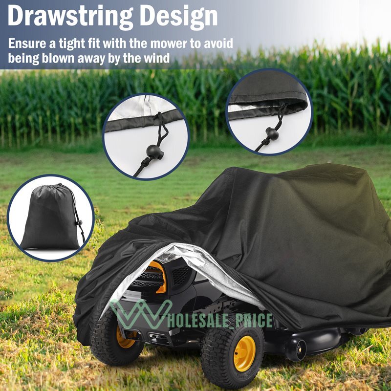 Riding Lawn Mower Cover Lawn Tractor Covers Waterproof & Heavy Duty