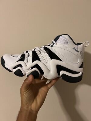 Size 9.5 - Adidas Crazy 8 2023 White Black for sale online | eBay