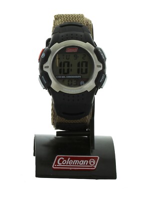 その他 M i i i Men's sport outdoors Coleman digital watch brown nylon band 41209
