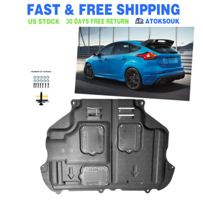 For 2016-2018 Ford Focus RS Under Engine Lower Cover Splash Shield Mud Guard