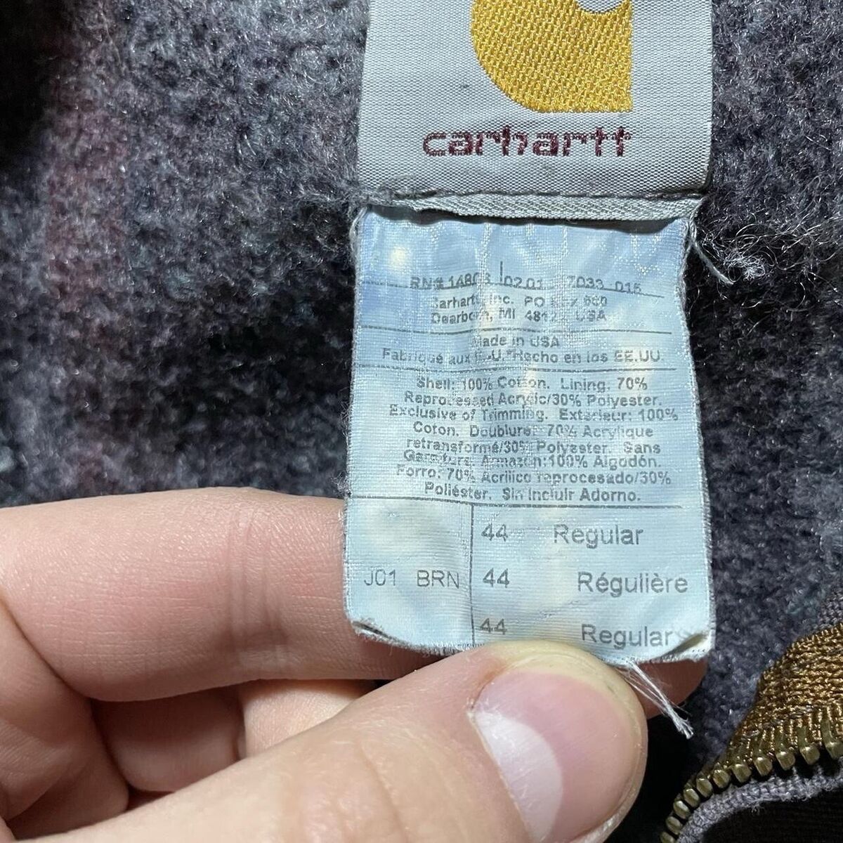Carhartt Detroit Jacket JB0873 Mocha Purple Carhartt Jacket Carhartt Detroit Jacket JB0873 Mocha Purple Carhartt Jacket