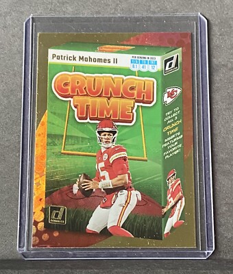 2023 Panini Donruss PATRICK MAHOMES II Crunch Time Gold SSP #CT-1 KC Chiefs MVP