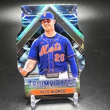 2023 Topps Stadium Club Pete Alonso Triumvirates Die Cut Black /99