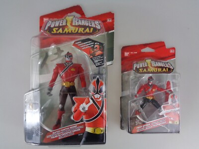 2 Power Rangers Samurai Fire ca. 12 & 16cm - Bandai 31520 31500 (7609)