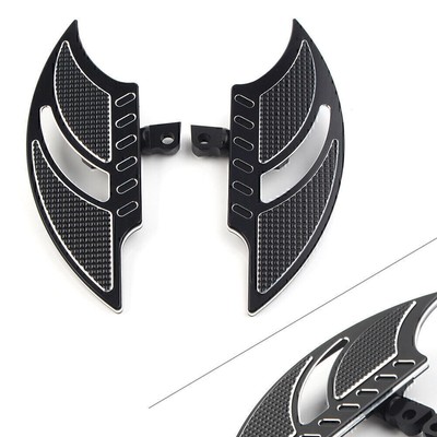 Motorrad Diele Fuß Peg Für Harley Touring Road King Glide Softail Fatboy DE