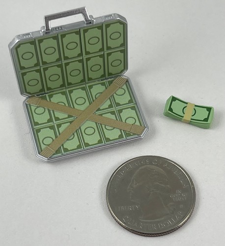 MAFEX DC Batman: Hush Poison Ivy Koffer & Geld 1/12 Figur Custom Futterteil - Bild 1 von 3