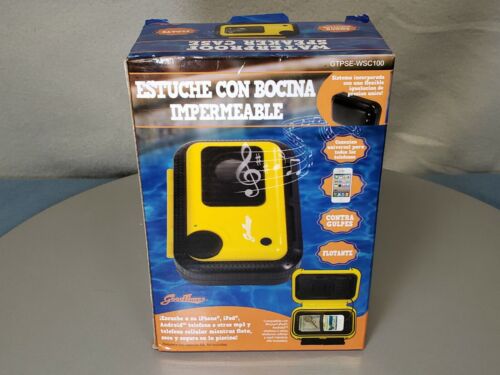 Good Times Water Proof Speaker Case GTPSE-WSC100 works w/IPhone & MP3 Android - Picture 1 of 10