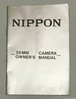 Nippon 35mm Camera Owners Manual