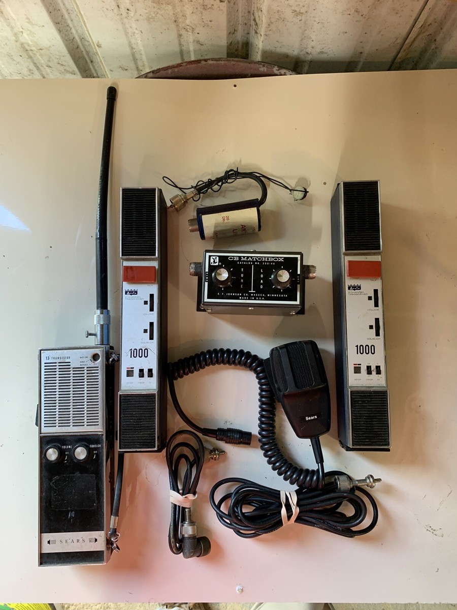 vintage walkie talkies arvin and sears And Sears Cb Mic And Misc