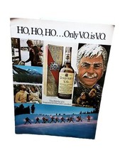 1975 Seagrams VO Ho Ho Ho Original Print Ad 70s