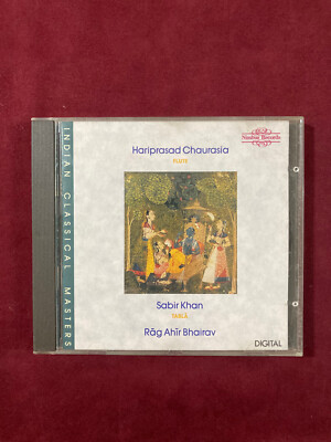 Hariprasad Chaurasia FLUTE Sabir Khan TABLA Rag Ahir Bhairav RARE Indian CD