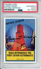 2008 TOPPS HERITAGE GENE EUGENE KRANZ SIGNED PSA DNA COA AUTOGRAPH NASA DIRECTOR
