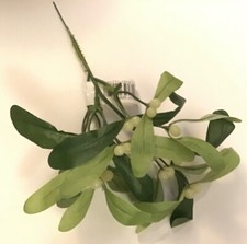 1x Realistic artificial mistletoe pick~Crafts ~ Craft ~ Wreath ~ Florist~ap 20cm