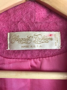 wool blend swing coat