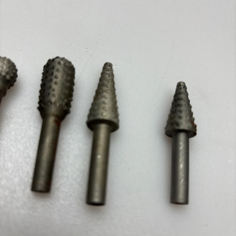 AMTECH 5 piezas Kit de juego de archivos de metal de acero en relieve raspador giratorio eléctrico Foto 4 de 4