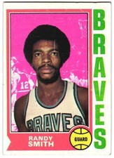 1974-75 Topps Basketball #8 Randy Smith - Ex