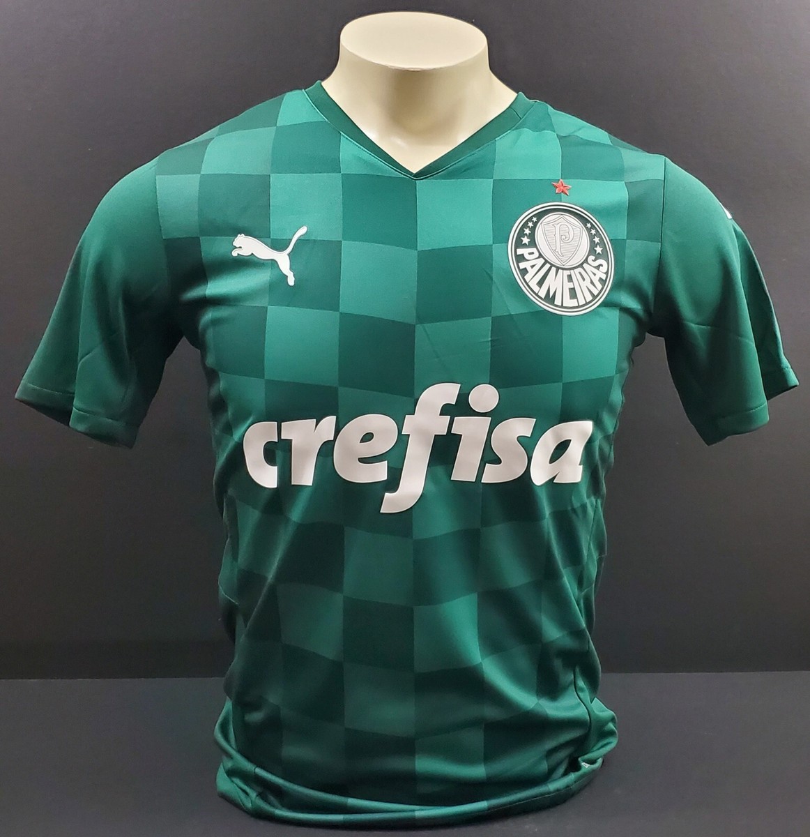 Puma Palmeiras Home Jersey 21/22, Green, Size S | eBay