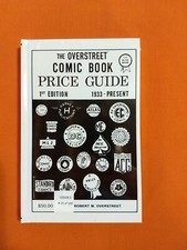 OVERSTREET COMIC BOOK PRICE GUIDE #1 SIGNED FACSIMILE 1st EDITION HARDCOVER /100