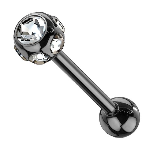 Mens Nipple Piercing Jewelry BLURPLE Internally Threaded ASTM F136