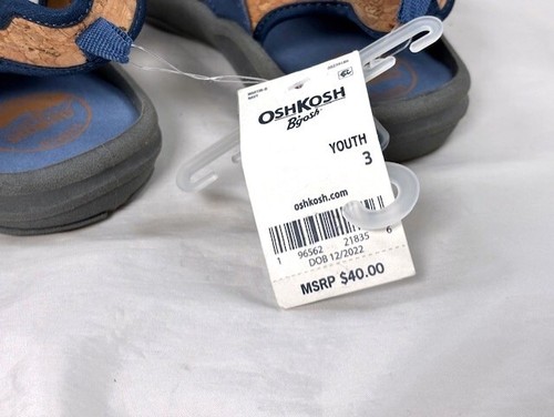 New $40 OshKosh B'Gosh Martin Sport Sandal Kid's 3 - Picture 7 of 7