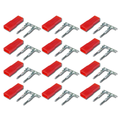Mini Stecker 2 Polig JST / BEC Stecker & Buchsen Crimp-Set – 10 Paare (20 Teile) Für 7,4V LiPo Akkus In Modellbau & Elektronik JST BEC Stecker Set - Foto 4