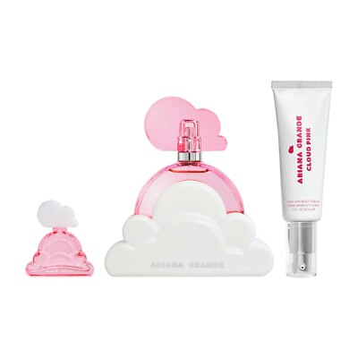 Ariana Grande Cloud Pink 3pc Gift Set Fragrance Hand Body Cream