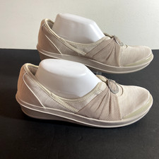 BZees Minnie Slip On Loafers Ballet Fabric Comfort Casual Shoes Womens Size 10