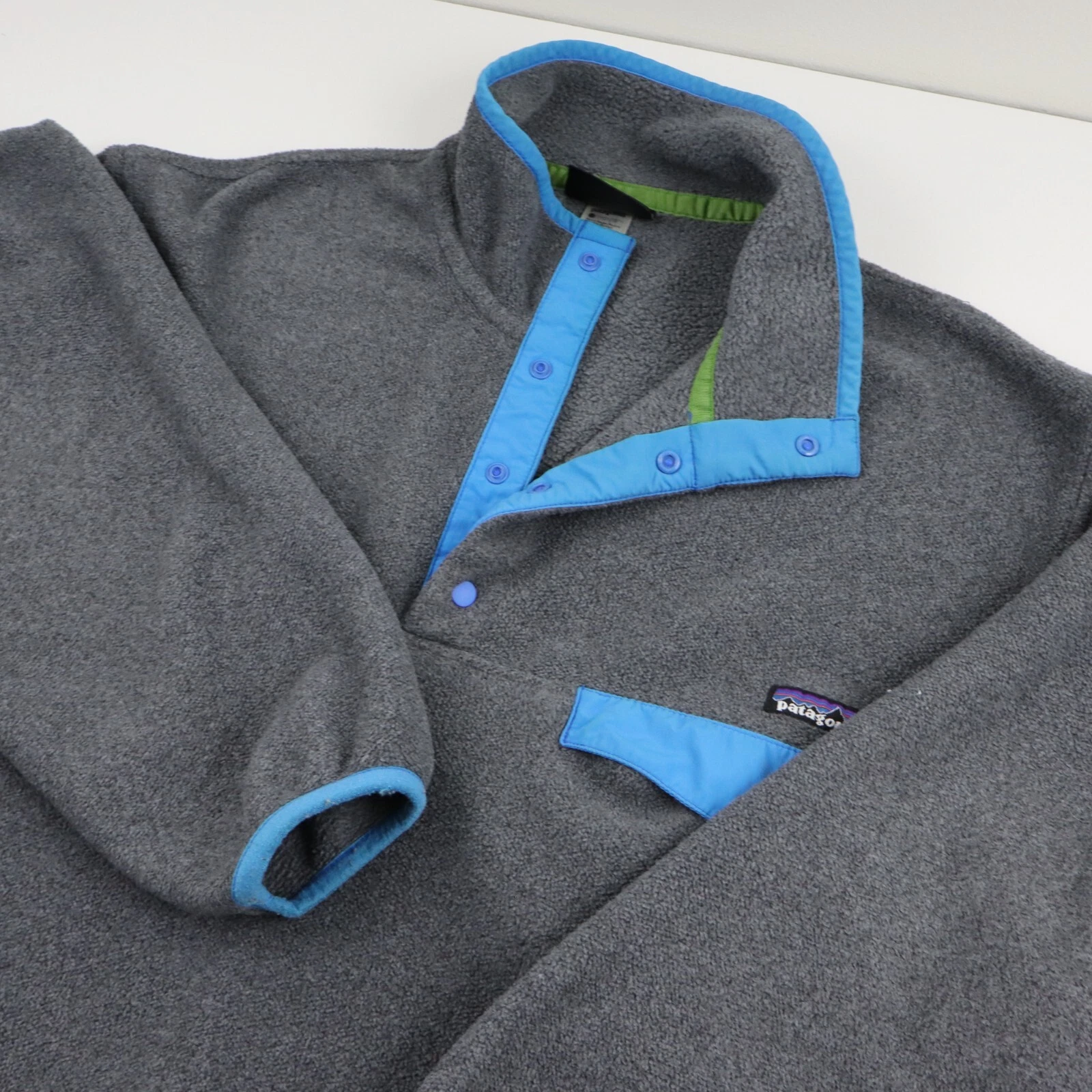 patagonia vintage synchilla snap-t pullover fleece jacket