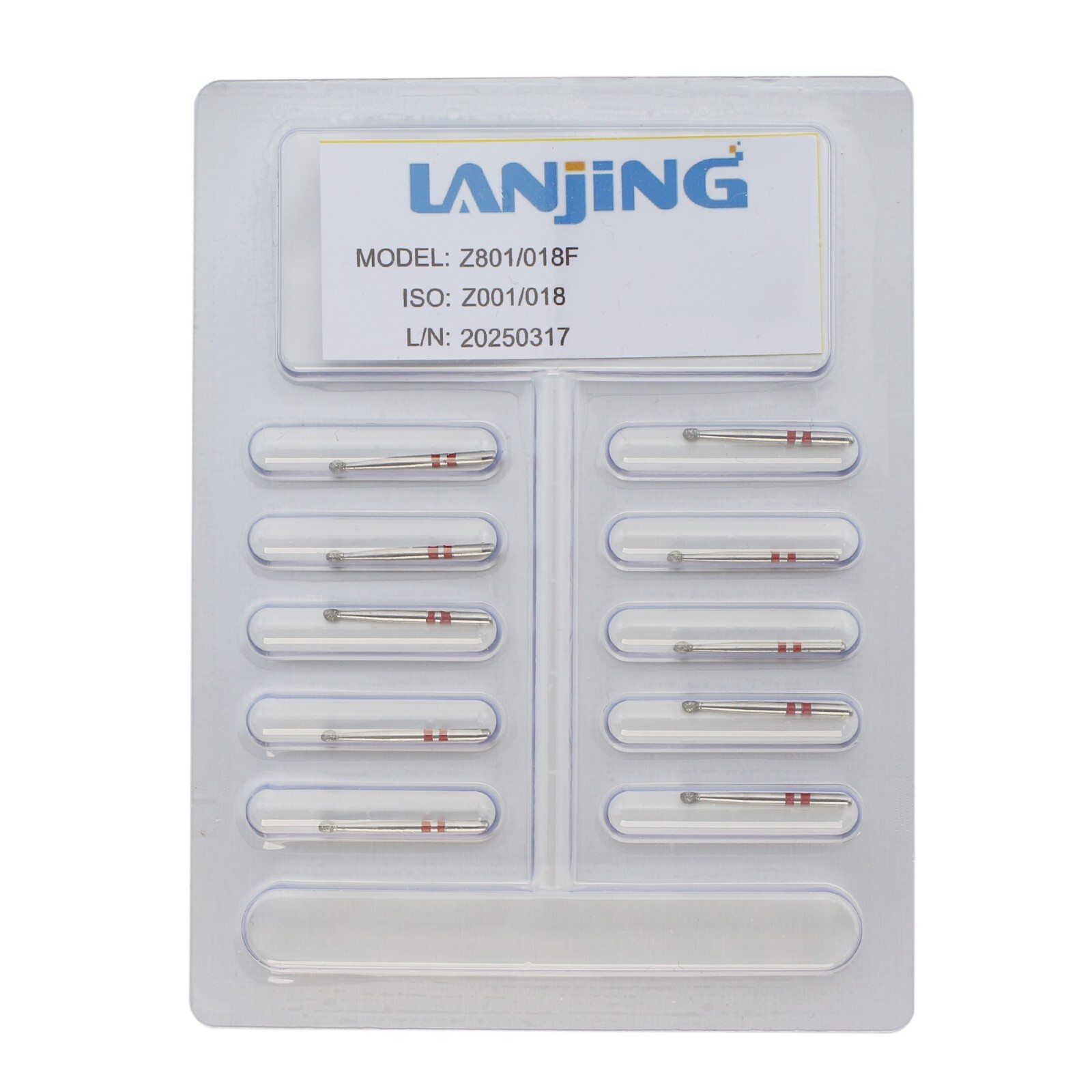 Zirconia Crown Removal Diamond Round Fine Grit Z801/018F FG High Speed Dental