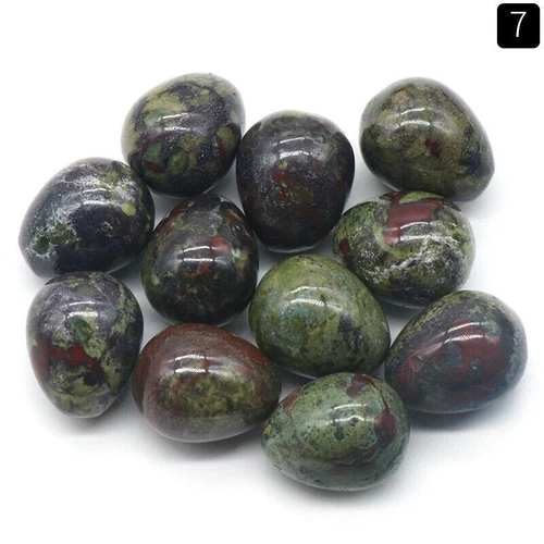 20PCS Lots Mix Natural Stone Gemstone Crystal Sphere Healing Massager Egg - Picture 12 of 21