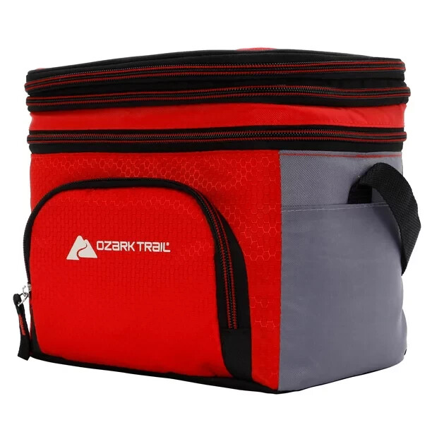 Ozark Trail 6 Can Soft-Sided Cooler, Red