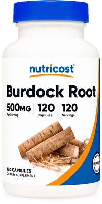 Nutricost Burdock Root 500mg, 120 Capsules
