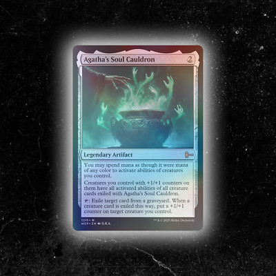 FOIL - Agatha's Soul Cauldron - Custom Magic: The Gathering Card - High-Quality