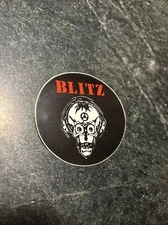 Vtg 3” Blitz STICKER RARE 80s LIVE WINDOW DECAL Promo Show Punk Rock British