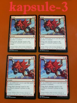 4x Fling | Throne of Eldraine | MTG Magic Cards | eBay