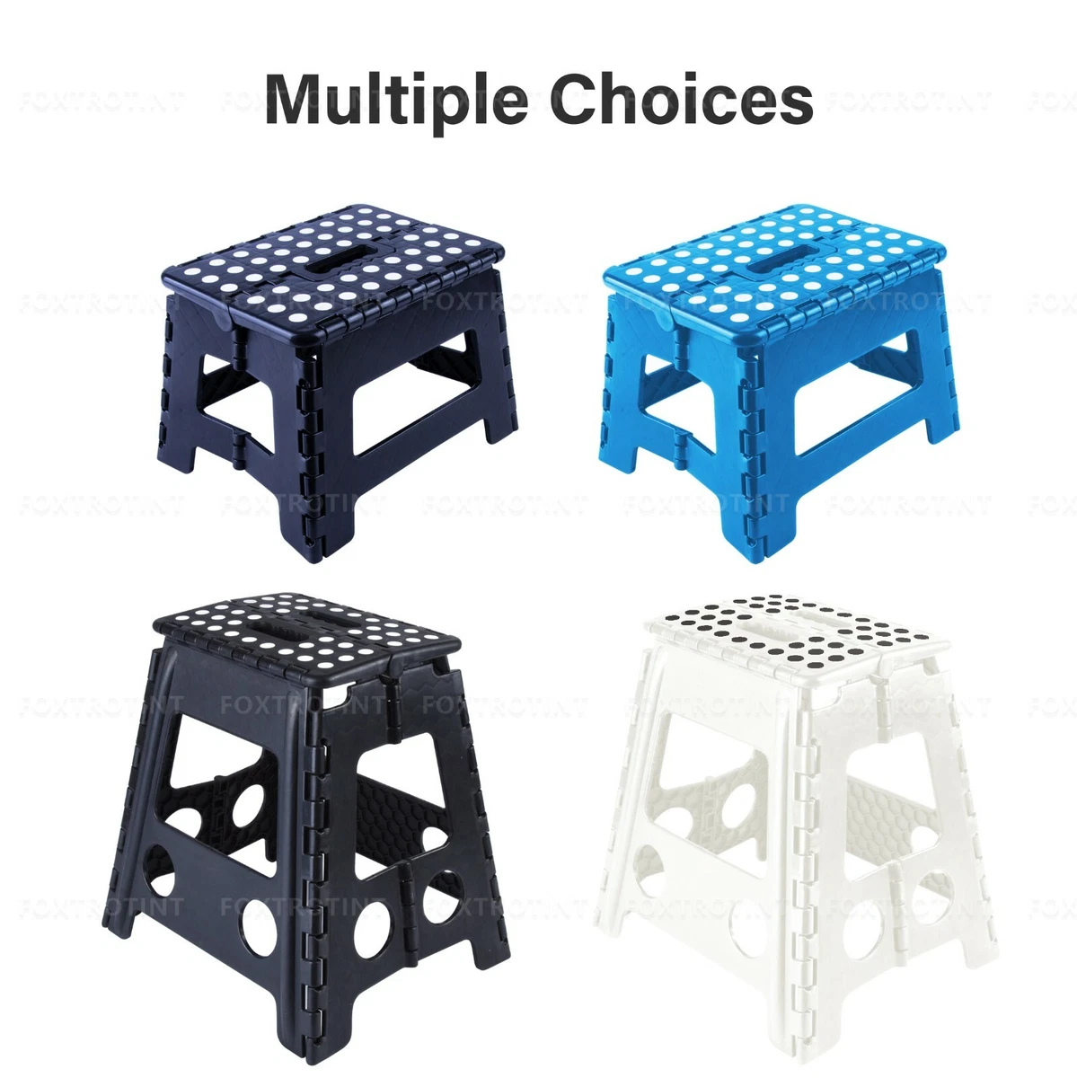 Portable Folding Step Stool Foldable Chair Outdoor Bathroom