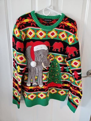 Blizzard Bay Christmas Sweater Ugly Contest Size Med Mens