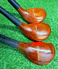 H & B Power Bilt Grand Slam Wood Set / Driver, 3, 4 Woods / ALL ORIGINAL /sa6688